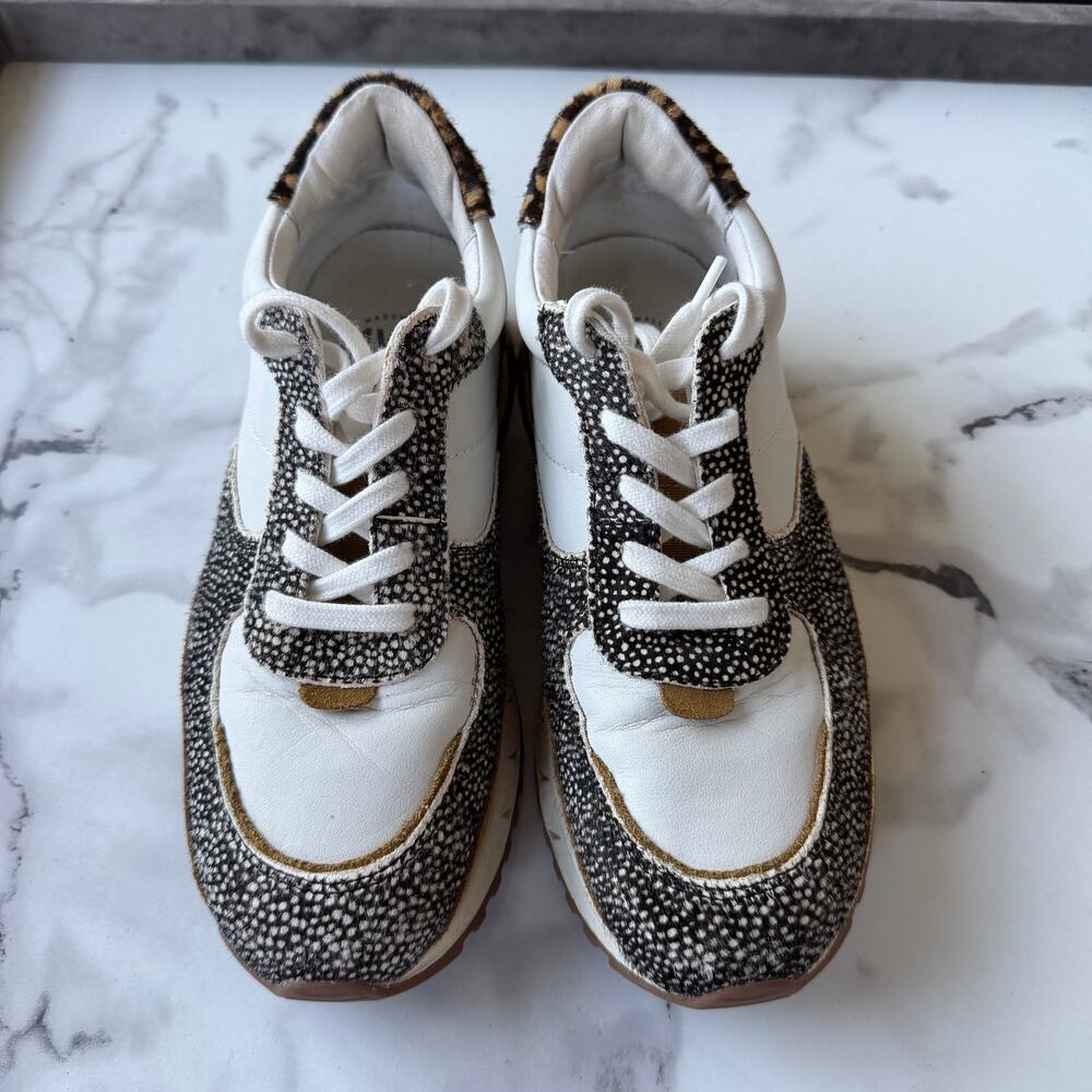 Madewell Kickoff Trainer Sneakers in Olive Grove Multi Size 8.5 - Picture 4 of 10